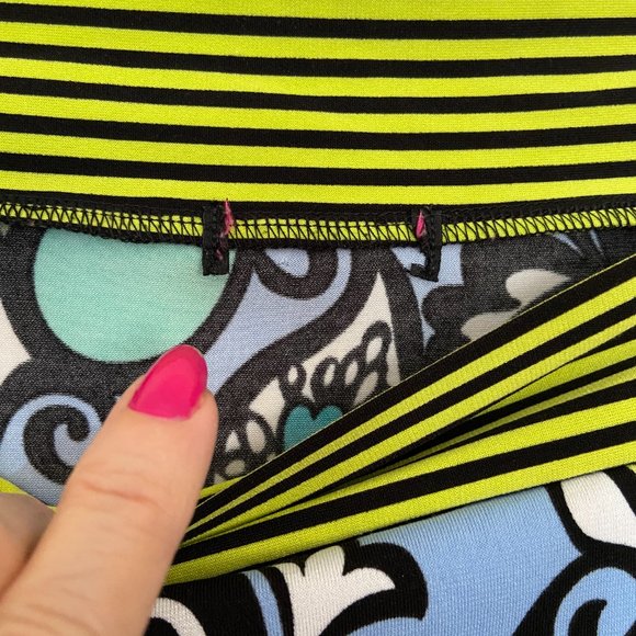 Colorful TUNIC TOP Soft Stretchy Knit Fabric Straight Neckline - Picture 6 of 7